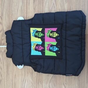 Notorious B.I.G. - BIG Puffer Vest Upcycled unisex Size 3T